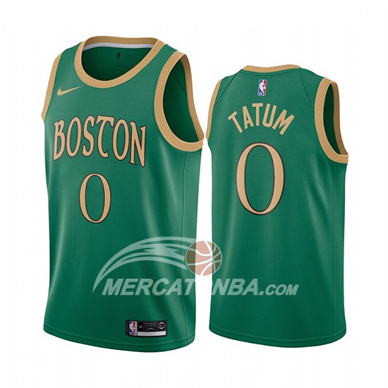 Maglia Boston Celtics Jayson Tatum Citta Verde
